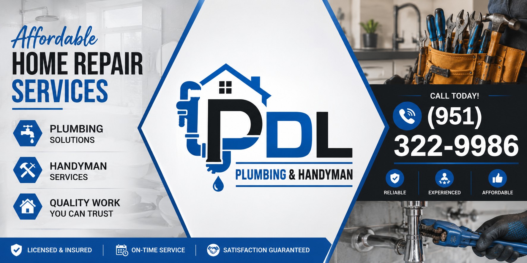PDL Plumbing & Handyman Facebook Cover